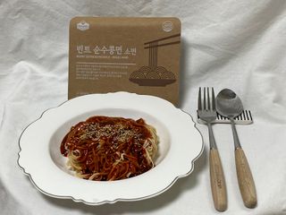 더빈트 빈트 순수콩면 3종 (+비건소스 2종 랜덤발송) — 3.5점을 준 리뷰어가 2023년 4월 올린 사용 사진