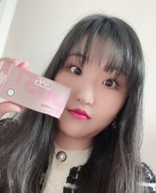앤365 [ANN365LENS] 저스트 블랙, 초코 2종 중 택일 — 5점을 준 리뷰어가 2021년 11월 올린 사용 사진