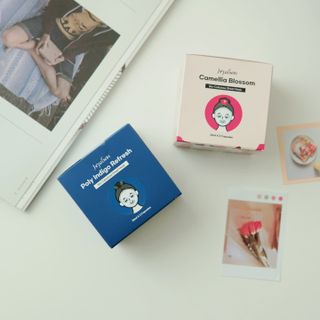 제주인디 카멜리아 블러썸 바이오셀룰로오스 마스크팩 — 4점을 준 리뷰어가 2021년 10월 올린 사용 사진
