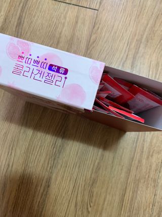 헬스업_쁘띠쁘띠석류콜라겐젤리_20g x 14포 — 5점을 준 리뷰어가 2021년 2월 올린 사용 사진