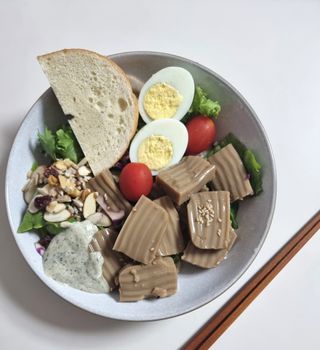 참살이도시락 작심삼일 샐러드도시락 3개 맛보기 새벽배송 또는 택배배송 — 5점을 준 리뷰어가 2021년 8월 올린 사용 사진