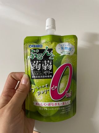 ORIHIRO 오리히로 곤약젤리 제로칼로리 130g 4종 4팩(맛별로 1팩씩) — 4.5점을 준 리뷰어가 2023년 3월 올린 사용 사진
