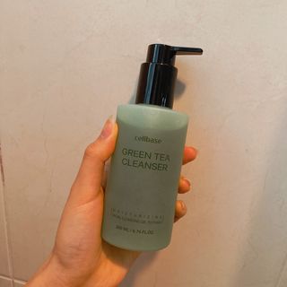 프리마인 메이크업과 들뜨는 각질까지 한방에 깐달걀로! 순하기까지한 셀베이스 그린티클렌저(200ml) — 5점을 준 리뷰어가 2023년 5월 올린 사용 사진