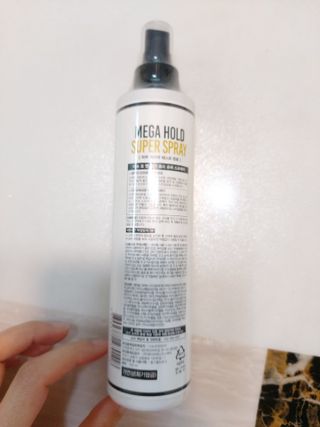 다슈코리아 다슈 포 맨 프리미엄 메가 홀드 슈퍼 스프레이 250ml — 4.5점을 준 리뷰어가 2021년 4월 올린 사용 사진