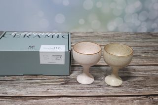 소담스퀘어 상암 [다피] 들깨 도자기 막걸리 고블렛잔 – 4Color 술잔 2P 세트(선물세트) — 5점을 준 리뷰어가 2022년 10월 올린 사용 사진