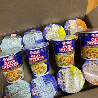 NISSIN 닛신 컵누들  4종 - 씨푸드오리지날, 씨푸드 스파이시, 씨푸드 커리, 씨푸드 XO소스 — 5점을 준 리뷰어가 2022년 2월 올린 사용 사진