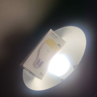 헤이홈 LED전구 화이트 스마트 전구 wifi 연결 스마트폰 연동 음성제어 원격제어 — 5점을 준 리뷰어가 2021년 5월 올린 사용 사진