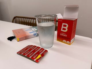 [경남제약헬스케어] 런칭기념 케어플러스 B로날린 1,000mg X 60정(2개월분)/비타민B군 — 5점을 준 리뷰어가 2023년 10월 올린 사용 사진