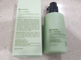 프리마인 메이크업과 들뜨는 각질까지 한방에 깐달걀로! 순하기까지한 셀베이스 그린티클렌저(200ml) — 5점을 준 리뷰어가 2023년 2월 올린 사용 사진