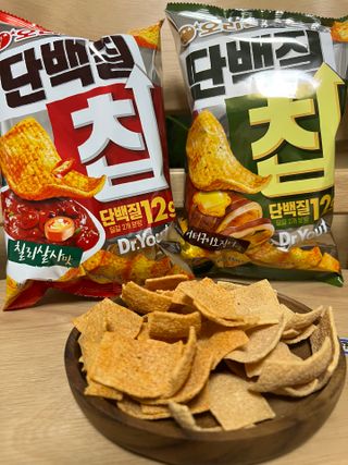 맛있게 채우는 단백질 12g, 닥터유 단백질칩 — 5점을 준 리뷰어가 2023년 12월 올린 사용 사진