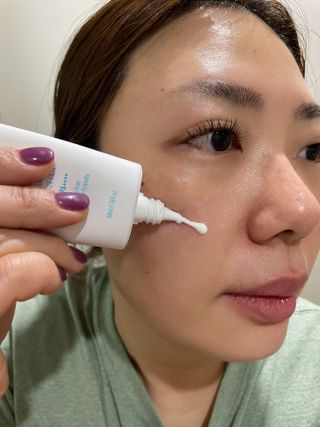 엠디스픽 무향자차 수분 선크림 PSF50+ PA++++ 50ml — 5점을 준 리뷰어가 2023년 3월 올린 사용 사진