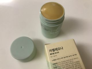 건강누리인터내셔날 카멜레오나 마스크 스틱팩 미네랄부스터 [2종 SET] 샤이닝라이즈(피부톤UP)/톡스릴리프(피부진정) — 5점을 준 리뷰어가 2022년 7월 올린 사용 사진