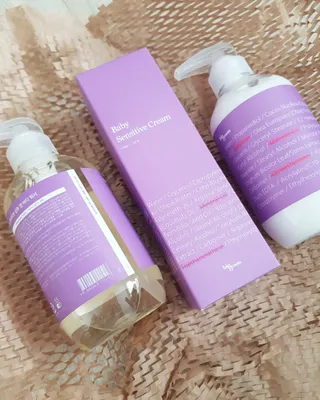 빅그린 베이비라인 3종세트 - 샴푸앤바디워시500ml,올인원로션500ml,바디크림170ml — 5점을 준 리뷰어가 2022년 11월 올린 사용 사진