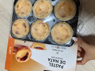 디앙뜨 포르투갈 에그타르트 오리지널 맛+패션후르츠+초콜릿타르트 맛 중 택1 — 5점을 준 리뷰어가 2021년 7월 올린 사용 사진