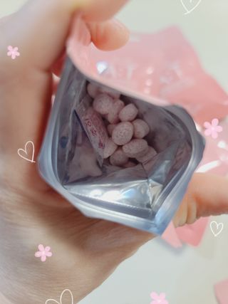 입 냄새 완화에 도움을 주는 에티켓 캔디 복숭아맛 앳캔디 — 5점을 준 리뷰어가 2020년 12월 올린 사용 사진