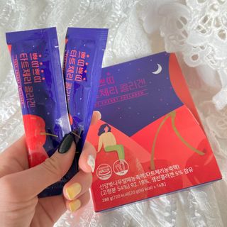 서울약사신협_쁘띠쁘띠타트체리콜라겐_20g x 14포 — 5점을 준 리뷰어가 2020년 12월 올린 사용 사진