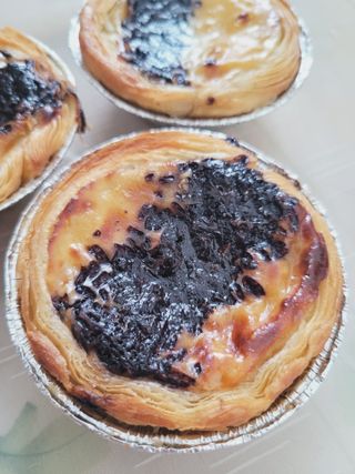 디앙뜨 포르투갈 에그타르트 오리지널 맛+패션후르츠+초콜릿타르트 맛 중 택1 — 5점을 준 리뷰어가 2021년 8월 올린 사용 사진
