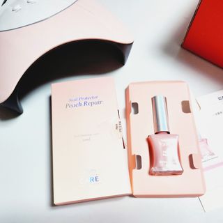 젤리핏 피치리페어 10ml 피치 컬러영양제 효과있는 손톱강화제 — 5점을 준 리뷰어가 2022년 7월 올린 사용 사진