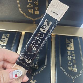 헬스업_천명진프리미엄홍삼스틱_10ml x 30포 — 5점을 준 리뷰어가 2021년 2월 올린 사용 사진