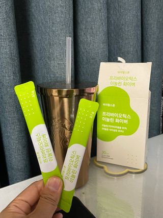 바이탈스푼 프리바이오틱스 이눌린 화이버 — 2.5점을 준 리뷰어가 2021년 6월 올린 사용 사진
