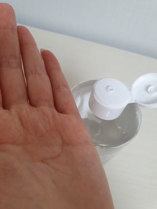 김정문알로에 큐어 큐어 알로에 워터 젤리 토너 500ml — 5점을 준 리뷰어가 2021년 4월 올린 사용 사진