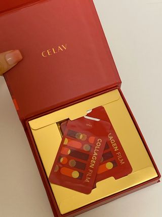 프리마인 귀족의 콜라겐, 92배 흡수율. 럭셔리 프리미엄 셀라브 콜라겐필름 30매 — 5점을 준 리뷰어가 2022년 8월 올린 사용 사진