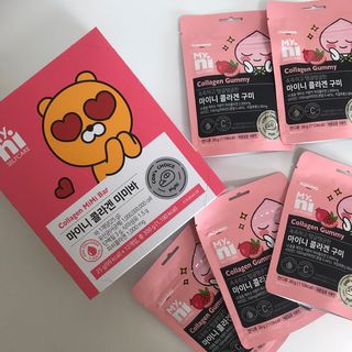 일동제약 마이니 마이니 늘씬날씬 콜라겐 세트 — 5점을 준 리뷰어가 2021년 2월 올린 사용 사진