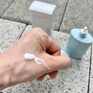 아이레시피 마일드 히알루로닉 모이스트 업 선스크린 SPF50+ PA++++ — 5점을 준 리뷰어가 2023년 6월 올린 사용 사진