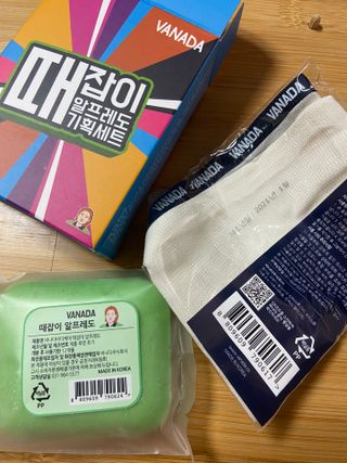 바나다바디케어 때잡이 알프레도 때비누 100g 기획세트 — 5점을 준 리뷰어가 2021년 9월 올린 사용 사진