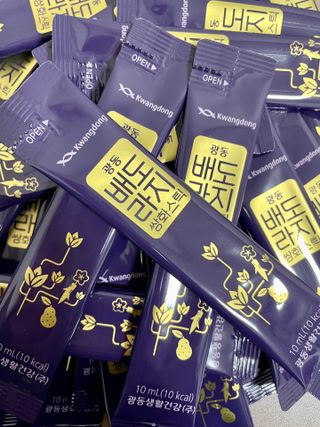 광동생활건강 프리 [광동] 배도라지 쌍화스틱 10mL x 100포 — 5점을 준 리뷰어가 2025년 2월 올린 사용 사진