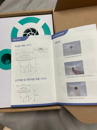 하수구 마스크 다막아 3종세트 (싱크대용1EA, 욕실용2EA) — 5점을 준 리뷰어가 2022년 7월 올린 사용 사진