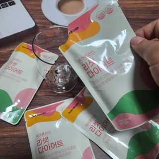 [경남제약헬스케어] 케어플러스 리셋 다이어트 청포도맛 100ml X 5포 (5일분) — 5점을 준 리뷰어가 2023년 3월 올린 사용 사진