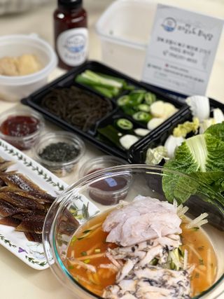 마라도푸드 포항 구룡포 햇 과메기 야채세트 마라도회식당 꽁치 — 5점을 준 리뷰어가 2023년 10월 올린 사용 사진
