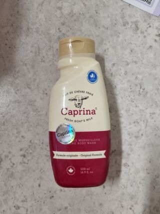(구패키지)카프리나 프레쉬 산양밀크 어메이징 바디워시 500ml(오리지널향) — 5점을 준 리뷰어가 2023년 1월 올린 사용 사진