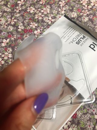 아이디플라코스메틱 아이디 페이스핏 플러스 패치 v2 — 5점을 준 리뷰어가 2021년 5월 올린 사용 사진