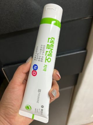 프리마인 유해균 뿐만 아니라 유익균까지 씻어내는 치약은 그만, 건강한 구강환경을 만드는 덴탈엔오 — 5점을 준 리뷰어가 2022년 4월 올린 사용 사진