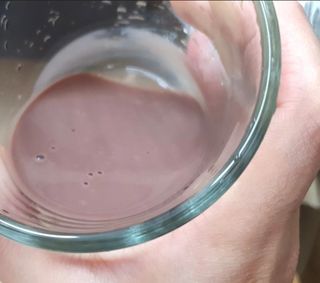 이너프 뮐크 초콜릿맛 — 5점을 준 리뷰어가 2022년 11월 올린 사용 사진