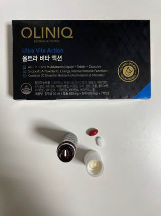 올리닉 울트라비타액션 — 5점을 준 리뷰어가 2021년 11월 올린 사용 사진