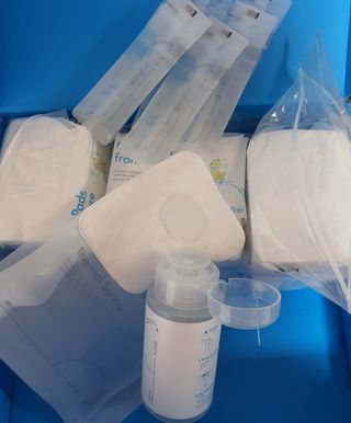 설랩수앤슈, 직접 만들어 쓰는 아기 물티슈 — 5점을 준 리뷰어가 2021년 11월 올린 사용 사진