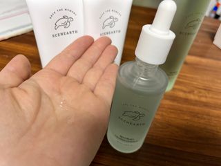 [라이브캠페인] 씨널스 에센스 선/톤업 선, 토너/에센스 세트 — 4점을 준 리뷰어가 2022년 2월 올린 사용 사진