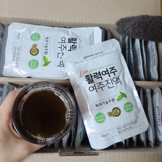참유원 특허제조 활력 여주진액 여주즙 50포 — 5점을 준 리뷰어가 2022년 3월 올린 사용 사진