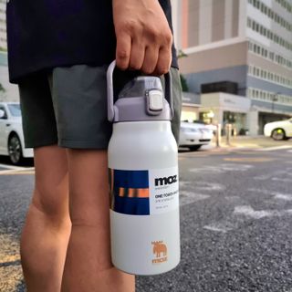 모즈스웨덴 MOZ 스웨덴 316 스텐 대용량 원터치 손잡이 보냉보온병 — 5점을 준 리뷰어가 2023년 8월 올린 사용 사진
