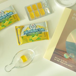 마요라 히말라야 솔트 캔디 2종-페퍼민트 맛, 라임민트 맛 — 5점을 준 리뷰어가 2023년 1월 올린 사용 사진