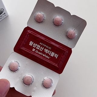 [리노브] 4세대 활성엽산 액티폴릭 270mg x 30정 — 5점을 준 리뷰어가 2022년 8월 올린 사용 사진