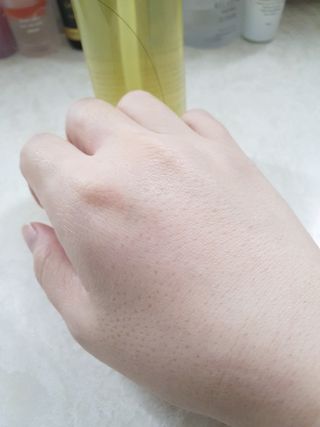 스킨큐어 산다화 순한 클렌징 동백 오일 200ml — 4점을 준 리뷰어가 2023년 2월 올린 사용 사진