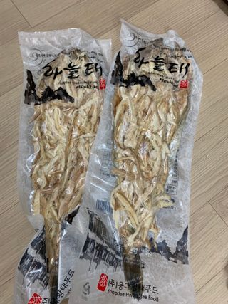 [오늘바스켓] 용대리 손질하늘태 130g — 5점을 준 리뷰어가 2021년 5월 올린 사용 사진