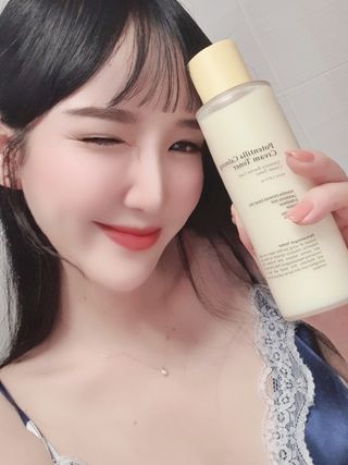 키노닉스 포텐틸라 카밍 크림 토너 — 5점을 준 리뷰어가 2021년 10월 올린 사용 사진