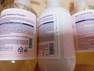 빅그린 임산부 전용라인 3종세트 - 샴푸500ml,트리트먼트500ml,바디워시500ml — 5점을 준 리뷰어가 2022년 8월 올린 사용 사진