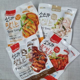 굽네몰 [굽네] 소스가 맛있는 닭가슴살 슬라이스 4종 — 5점을 준 리뷰어가 2021년 4월 올린 사용 사진