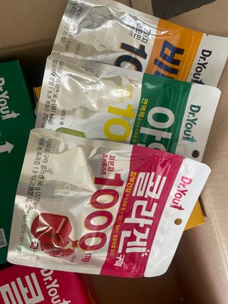 닥터유구미 닥터유 콜라겐 비타민 아연 구미 — 5점을 준 리뷰어가 2021년 6월 올린 사용 사진